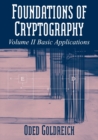Image for Foundations of cryptographyVolume 2,: Basic applications