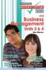 Image for Cambridge Checkpoints VCE Business Management Units 3 and 4 2010