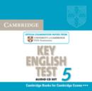 Image for Cambridge Key English Test 5  : examination papers from University of Cambridge ESOL Examinations