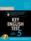Image for Cambridge Key English Test 5 Self Study Pack (Student&#39;s Book with answers and Audio CD)