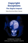 Image for Copyright exceptions  : the digital impact