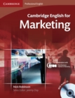 Image for Cambridge English for Marketing Student&#39;s Book with Audio CD