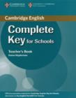 Image for Complete Key for Schools Teacher&#39;s Book