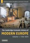 Image for The Cambridge Economic History of Modern Europe 2 Volume Paperback Set