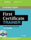 Image for First Certificate Trainer Six Practice Tests with Answers and Audio CDs (3)