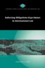Image for Enforcing Obligations Erga Omnes in International Law
