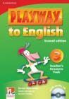 Image for Playway to English Level 3 Teacher&#39;s Resource Pack with Audio CD