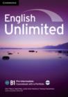 Image for English Unlimited Pre-intermediate Coursebook with e-Portfolio CD-ROM and Workbook without answers with DVD-ROM Pack Italian edition