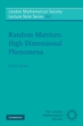 Image for Random Matrices: High Dimensional Phenomena