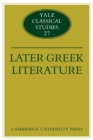 Image for Later Greek Literature