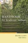 Image for Handbook for Academic Authors