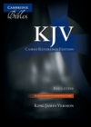 Image for KJV Cameo Reference Bible, Black Edge-lined Goatskin Leather, Red-letter Text, KJ456:XRE Black Goatskin Leather