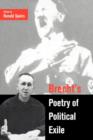 Image for Brecht&#39;s poetry of political exile