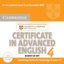 Image for Cambridge Certificate in Advanced English 4 for Updated Exam