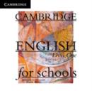 Image for Cambridge English for Schools 1 Class Audio CDs (2)