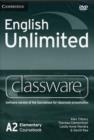 Image for English Unlimited Elementary Classware DVD-ROM