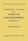 Image for Annotated Catalogue of African Grasshoppers