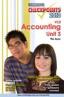 Image for Cambridge Checkpoints VCE Accounting Unit 3 2010 : Unit 3