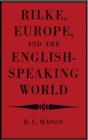 Image for Rilke, Europe, and the English-speaking world