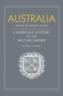 Image for Cambridge history of the British EmpireVolume 7, part 1,: Australia