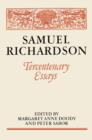 Image for Samuel Richardson  : tercentenary essays
