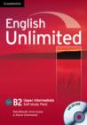 Image for English Unlimited Upper Intermediate Self-study Pack (Workbook with DVD-ROM)