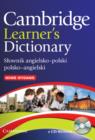 Image for Cambridge Learner&#39;s Dictionary English-Polish with CD-ROM : Slownik Angielsko-Polski