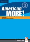 Image for American More! Level 3 Teacher&#39;s Book