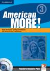 Image for American More! Level 3 Teacher&#39;s Resource Pack with Testbuilder CD-ROM/Audio CD