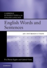 Image for English words and sentences  : an introduction