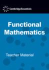 Image for Cambridge Essentials Functional Mathematics GCSE Level 2 Teacher CD-ROM : Level 4