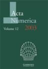 Image for Acta Numerica 2003: Volume 12