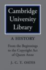 Image for Cambridge University Library: A History 2 Volume Paperback Set
