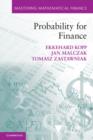 Image for Probability for Finance