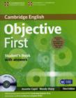 Image for Objective First Student&#39;s Book Pack (Student&#39;s Book with Answers with CD-ROM and Class Audio CDs (2))