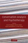 Image for Conversation Analysis and Psychotherapy