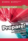 Image for Cambridge English Prepare! Level 4 Teacher&#39;s Book with DVD and Teacher&#39;s Resources Online