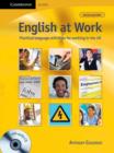 Image for English at work  : practical language activities for working in the UK
