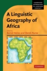 Image for A Linguistic Geography of Africa