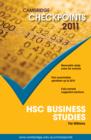 Image for Cambridge Checkpoints HSC Business Studies 2011