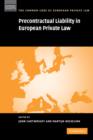 Image for Precontractual Liability in European Private Law