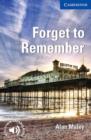 Image for Forget to remember