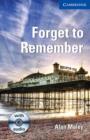 Image for Forget to remember