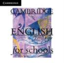 Image for Cambridge English for schoolsLevel 4