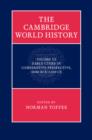 Image for The Cambridge world historyVol. 3,: Early cities in comparative perspective, 4000 BCE-1200 CE