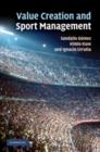 Image for Value creation and sport management