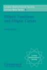 Image for Elliptic Functions and Elliptic Curves