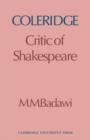 Image for Coleridge : Critic of Shakespeare
