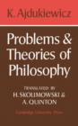 Image for Problems and Theories of Philosophy