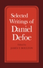 Image for Selected Writings of Daniel Defoe